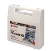 First American Red Cross Deluxe Family First Aid Kit – Plastic Case, Wall Mounting Tabs, For Workplace First