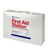 First 75 Person 2 Shelf First Aid Steel Cabinet – OSHA Compliant, This 75 Person, For Workplace First