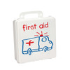First Pediatric 25 Person First Aid Kit – Plastic Case, OSHA Compliant, 10 per case, The Partitioned