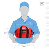 First Enhanced First Responder Bag – 168 Pieces Included, For Workplace First Aid and Injury Care