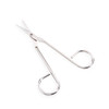 First Scissors, Wire Handle, Nickel Plated, 4.5" – For Workplace First Aid and Injury Care