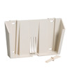 First Lockable Wall Mount Bracket for 5 Quart Sharps Container – For Workplace First Aid and Injury Care