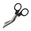 First 4.75" Stainless Steel Bandage Shears Black Handle – For Dressing Changes and Wound Care