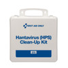 First HPS Hanta Virus Clean Up Kit – Plastic Case, Wall Mounting Tabs, OSHA Compliant, For Workplace First