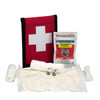 First Climber's Blood Stopper First Aid with Wound Seal Kit – Fabric Pouch, Secure Velcro Closure