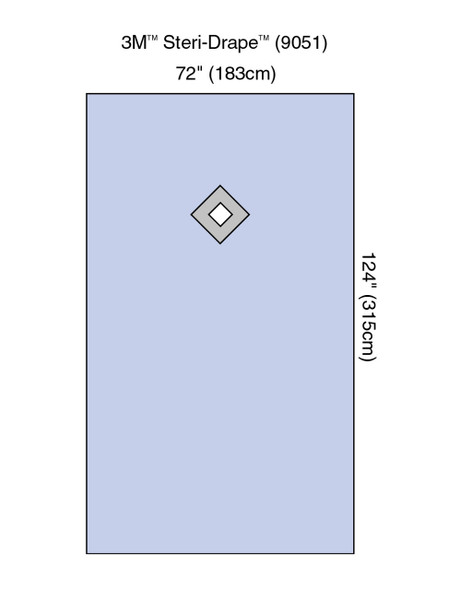 Solventum 3m Steri-Drape Orthopaedic Surgical Pack – 183 cm x 315 cm, No Natural Rubber Latex