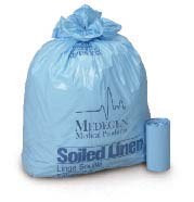 Medegen Laundry and Linen Bags – Hdpe Film, Star Seal, Coreless Roll, 12 x 24, 30 x 43, 30 Gallon Capacity