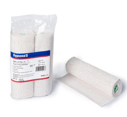BSN Medical Gypsona S Plaster of Paris Bandages & Splints – 3" x 15", 4" x 15", 21 Configuration Options