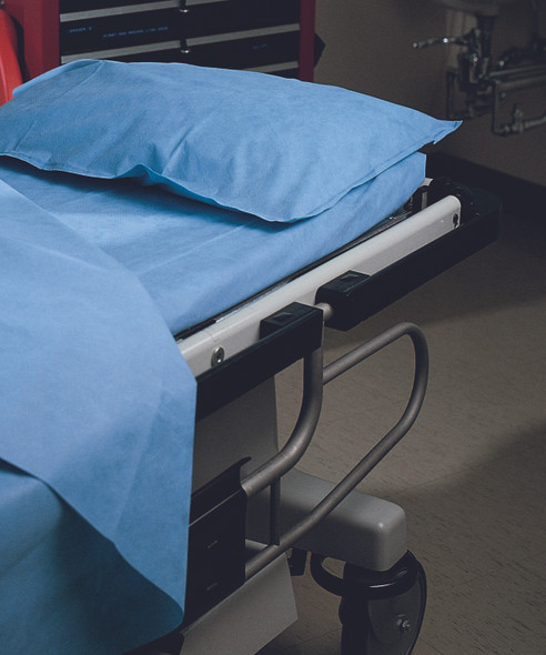 Halyard Pillowcase – Blue, 20 x 29 in, 20" x 29", Supplied 200/cs, For Bedding and Surface Coverage