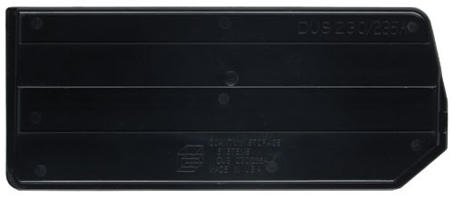 Quantum Medical Divider – 6/ctn, Available in Black or Clear, For Use with Stack and Hang Bin Items Qus230/235