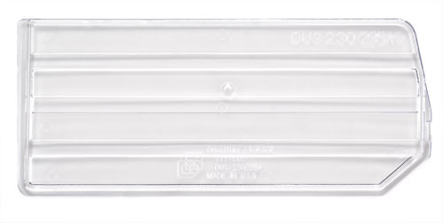 Quantum Medical Divider – 6/ctn, Available in Black or Clear, For Use with Stack and Hang Bin Items Qus230/235