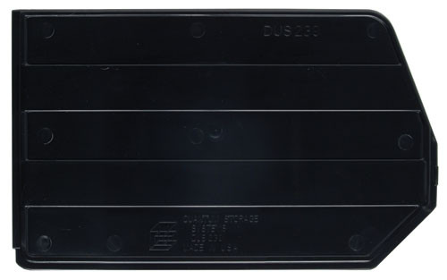 Quantum Medical Divider – 6/ctn, Available in Black or Clear, For Use with Stack and Hang Bin Item Qus239