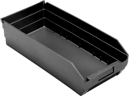 Quantum Medical Economy Shelf Bin – Qsb108, 17-7/8" x 8-3/8" x 4", Injection Molded Polypropylene Material