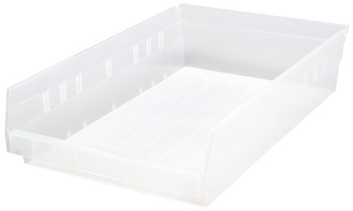 Quantum Medical Economy Shelf Bin – Qsb110, 17-7/8" x 11-1/8" x 4", Injection Molded Polypropylene Material