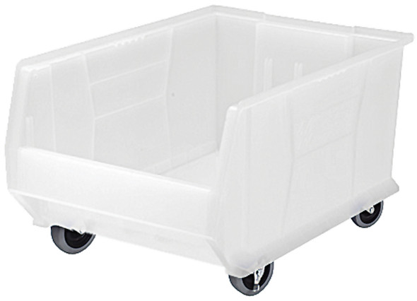 Quantum Medical Mobile Clear-View Container – 23-7/8" x 16-1/2" x 11" (with casters 14"H), 1/ctn