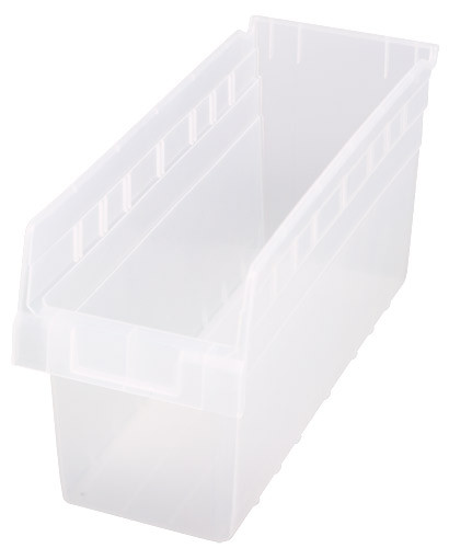 Quantum Medical Store-MAX 8" Shelf Bin – Qsb804, 17-7/8" x 6-5/8" x 8", High Density Polypropylene