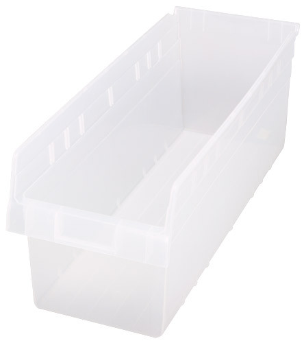 Quantum Medical Store-MAX 8" Shelf Bin – Qsb816, 23-5/8" x 11-1/8" x 8", High Density Polypropylene