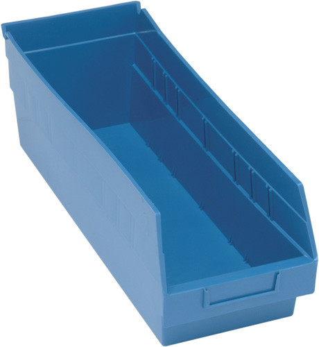 Quantum Medical Store-More 6" Shelf Bin – Qsb204, 17-7/8" x 6-5/8" x 6", 3 Color Options, 20/ctn