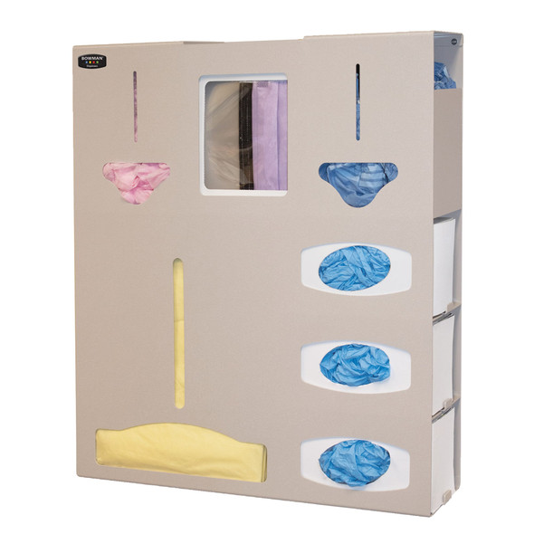 MarketLab Bowman ABS Isolation Station with 3 Bulk Holders – Personal Protective Equipment (PPE)
