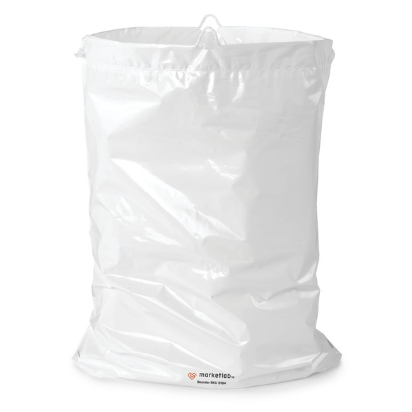 MarketLab Large Drawstring Specimen Bags • 16"W x 4"D x 18"H – 50 per Pack, Specimen Collection