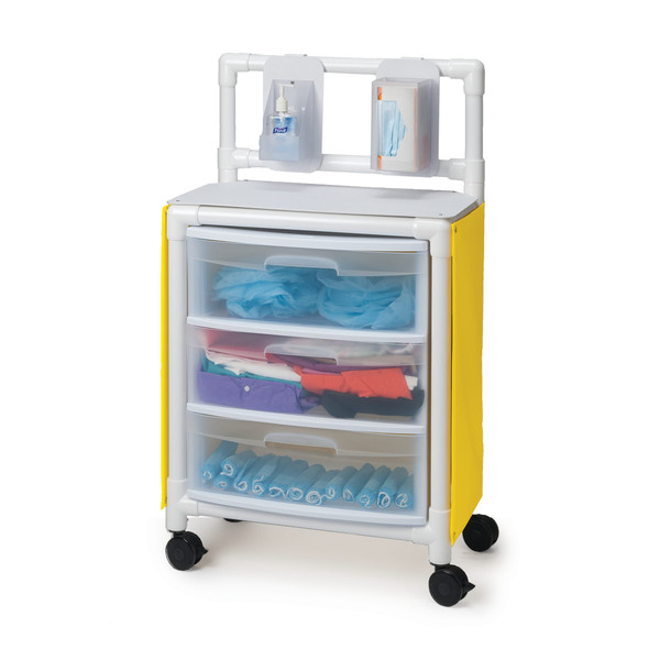 MarketLab Mobile Isolation Stations – 2 Configuration Options, Standard 3-Drawer, Premium 4-Drawer