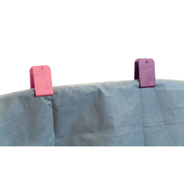 MarketLab Peach Clip – 16 per Pack, Hospital Supplies, Patient Care, For Infection Control