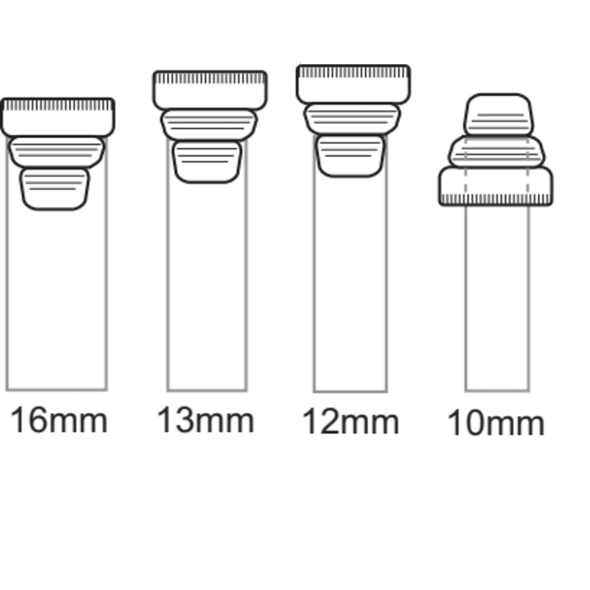 MarketLab Plug Style Test Tube Caps – 3 Size / Color Options, Blue, 1000, Lab Consumables, Laboratory