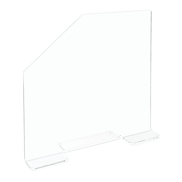 MarketLab Polycarbonate Splash Guards with Cutaway – 3 Configuration Options, Small, Lab Safety