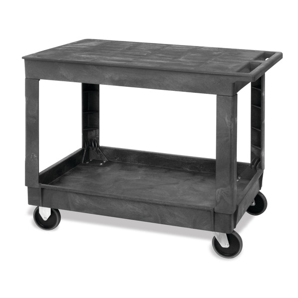MarketLab Polymer Utility Cart with Flat Top – Utility Carts, Furnishings and Equipment, For Supply Storage