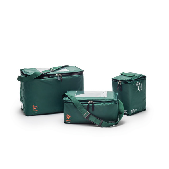MarketLab Specimen Transport Totes, Large, for Carrying Specimens Between Collection Sites and Lab