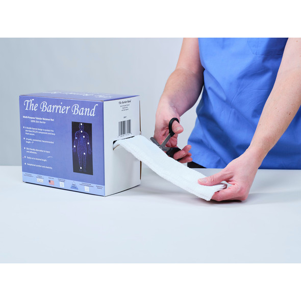 MarketLab The Barrier Band Multi-Purpose Tubular Retainer Net, with IV/PICC Line Channel, Adult