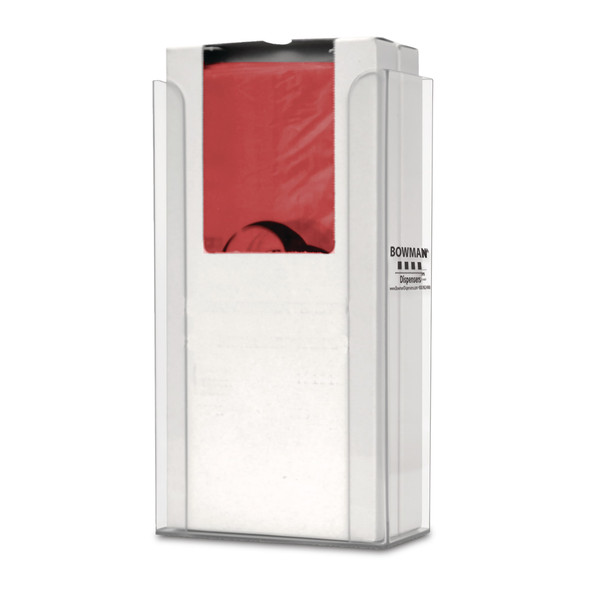 MarketLab Bowman PETG Flat Pack Biohazard Bag Dispenser – Personal Protective Equipment (PPE)
