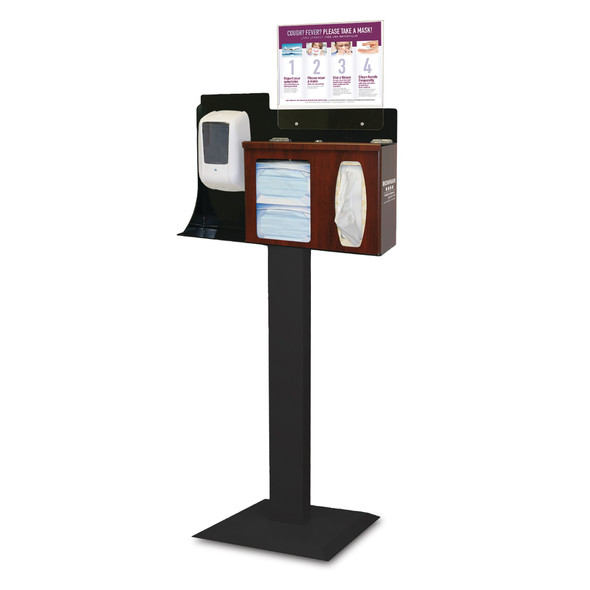 MarketLab Bowman Touchless Hygiene Center – 10 Configuration Options, Steel, Single Key, Hospital Supplies