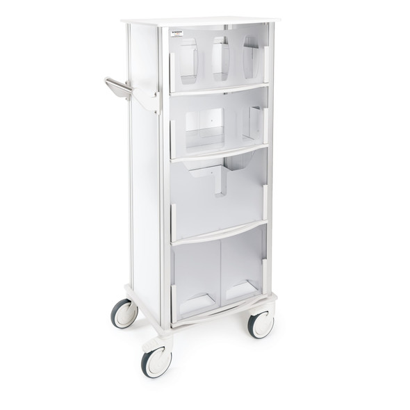 MarketLab Bowman Standard Infection Prevention PPE Isolation Cart – Personal Protective Equipment (PPE)