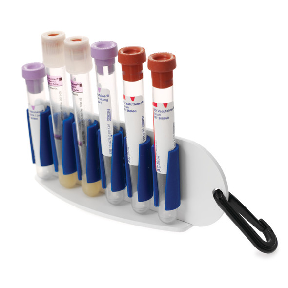 MarketLab Donor Vial Caddy – Holds Donor Vials Upright for Transport, 4.25" x 7" x 1.5", Laboratory Use