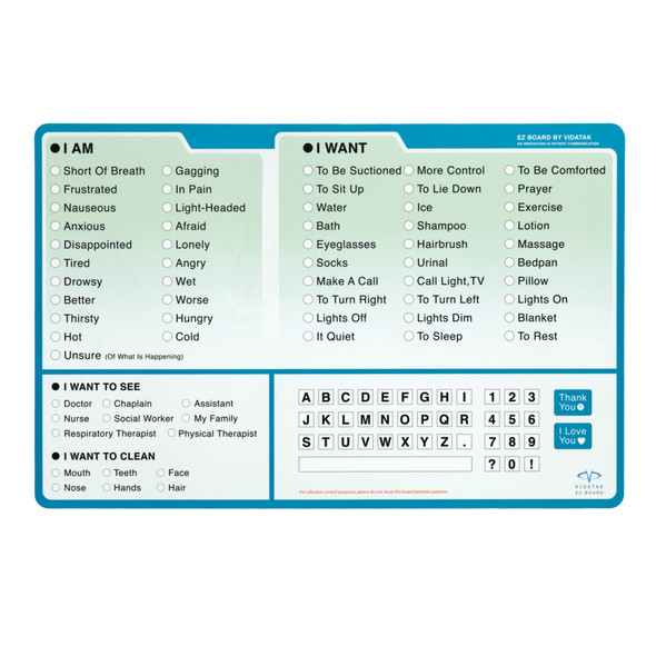 MarketLab EZ Communication Boards – Hospital Supplies, Patient Care, For Infection Control