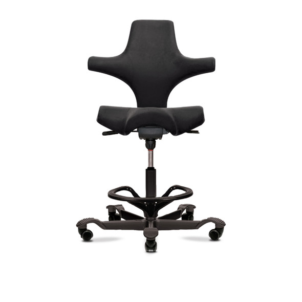 MarketLab Ergo Task Chair and Stool for Sonographers – 2 Configuration Options, Black, Exam Furniture