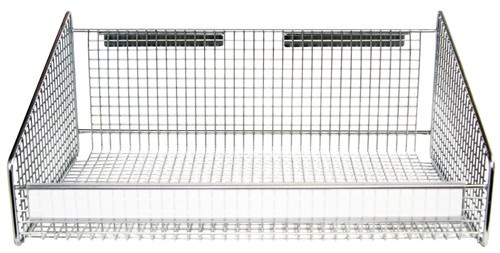 Quantum Medical 34-1/2" Clear Label Holder – Fits 36" Wide Basket, Clear Label Holder for Easy Identification