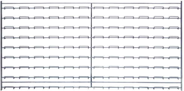 Quantum Medical 36" X 18" Wire Louvered Panel – 36" x 18", Load Capacity (Lb.): 175, Carton Weight (Lb.): 13