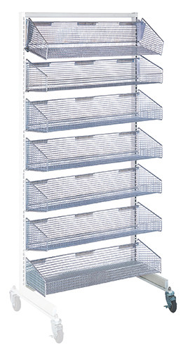 Quantum Medical Partition Wall Hanging Basket – 1/2" x 1/2", 36" x 70", Ship Weight (Lb.): 105