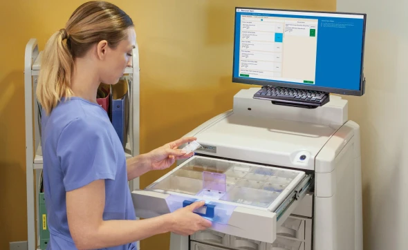 Capsa Healthcare Replenishment Station – 1 ea, A Nexsysadc Main Cabinet Contains 10 Tiers, For Medication