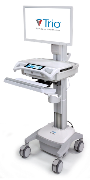 Capsa Healthcare Trio Work Surface-Notification Light – 1 ea, Wire Basket 7.2”h X 14" W X 5.6" D