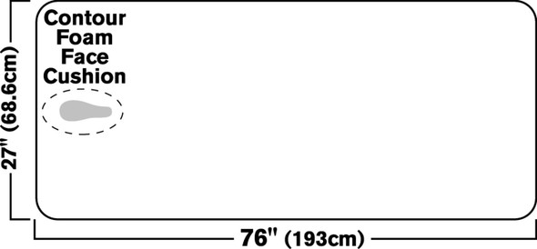Performance Health Performa 150 One-Section High/Low Treatment Tables – 25" x 72", 12 Configuration Options