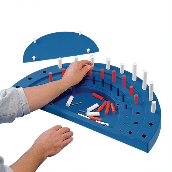 Performance Health Rolyan Semi-Circular Peg Board – 26" x 14", 2 Configuration Options, 1 ea