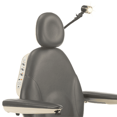 MTI Back Mounted Exam Light – Adapter Kit, Back Mounted Exam Light, G2, For MTI G2 Chairs, Factory Fit and