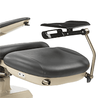 MTI Leg Wrapping Support – Leg Wrapping Support, Chair Mounted, G2, For MTI G2 Chairs, Factory Fit and Finish
