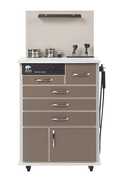 MTI TC100AS Cabinet – Sit-down, Standard Configuration 1, For Exam and Treatment Rooms, OEM Equipment for
