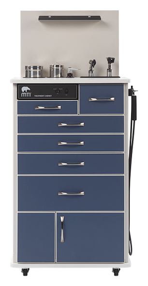 MTI TC100BS Cabinet – Stand-up, Standard Configuration 1, For Exam and Treatment Rooms, OEM Equipment for