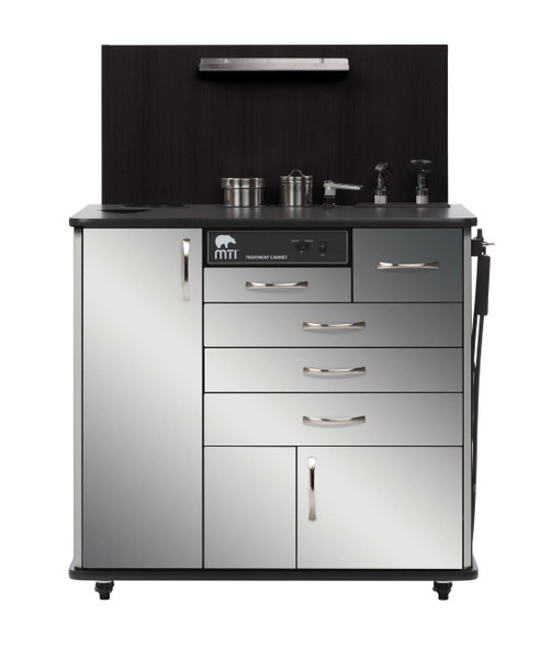 MTI TC100CS Cabinet – Sit-down with Side Storage, Standard Configuration 1, For Exam and Treatment Rooms