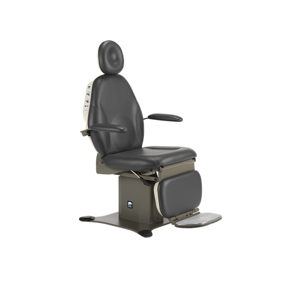 MTI 461 Exam Chair – 550 lb Patient Capacity, Swivel Top with Power Lift and Back, For Exam and Procedure